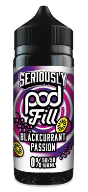 Blackcurrant Passion - Seriously Pod Fill 100ml - Vapour Central